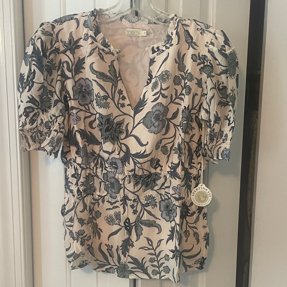 SPARTINA Floral Blouse
